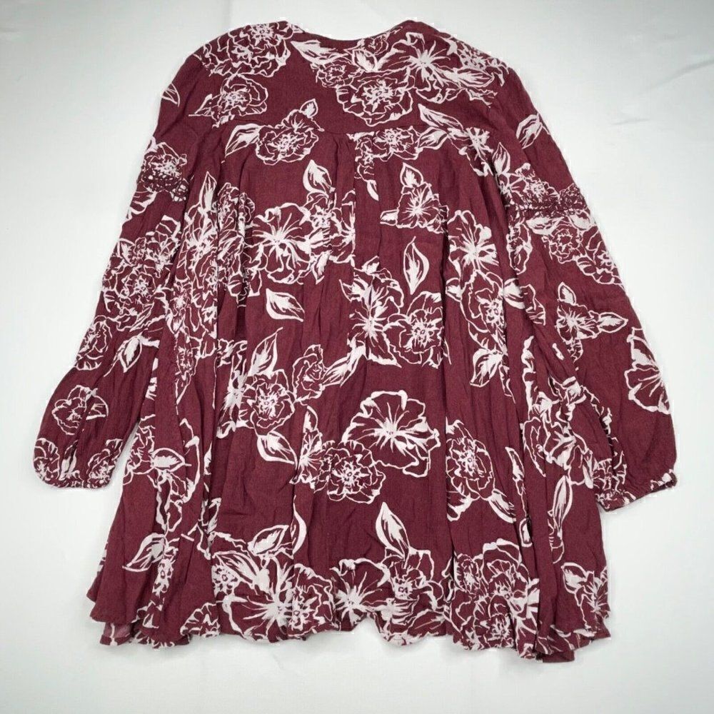 Free People Tree Swing Floral Print Tunic Mini Dress - Picture 7 of 7
